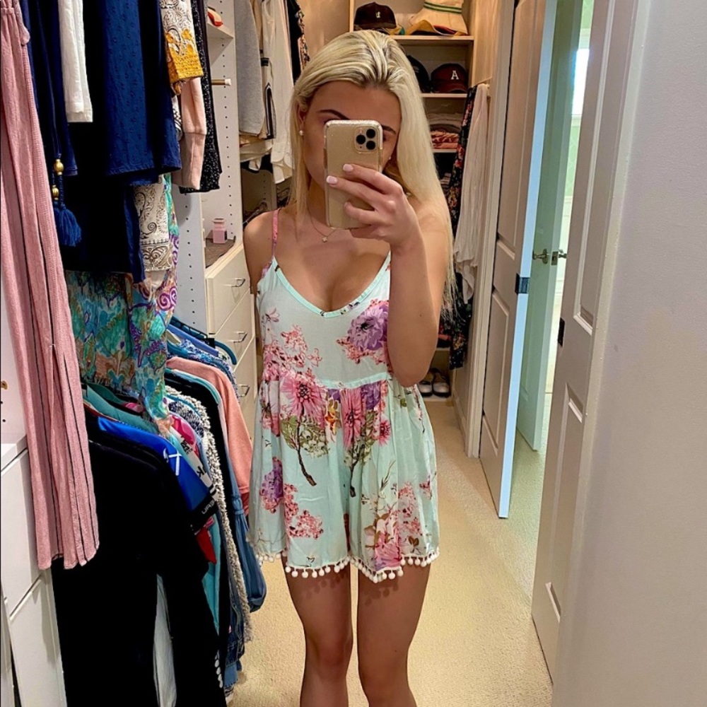 Romper Size Small with adjustable shoulder Straps